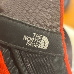 The North Face Black/Red and Grey Terra 55 Backpack